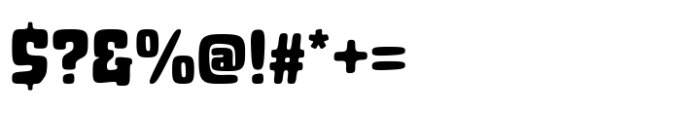 Glary Tropic Smooth Font OTHER CHARS