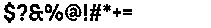 Glatify Bold Font OTHER CHARS