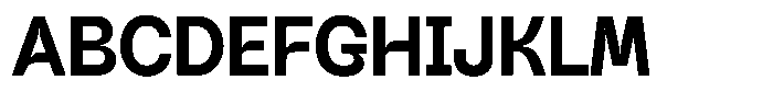 Glatify Bold Font UPPERCASE