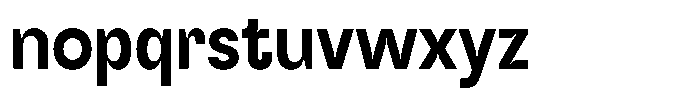 Glatify Bold Font LOWERCASE