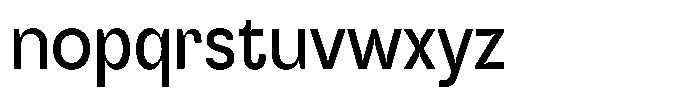 Glatify Regular Font LOWERCASE