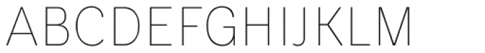 Glatt Pro Alternative Thin Font UPPERCASE