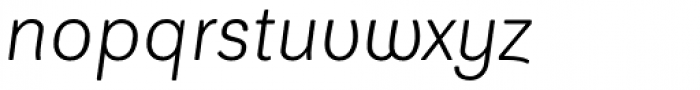 Glatt Pro Italic Regular Font LOWERCASE