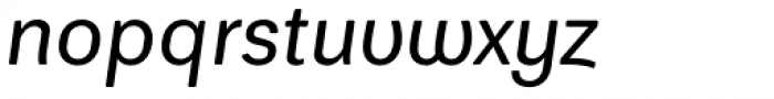 Glatt Pro Italic Semi Bold Font LOWERCASE