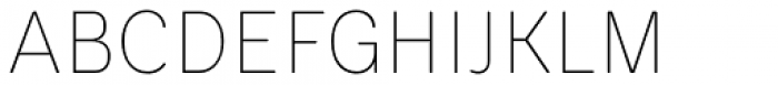 Glatt Pro Ultra Light Font UPPERCASE