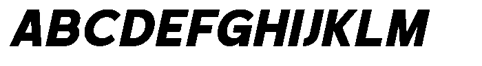 Glavia Bold Italic Font UPPERCASE