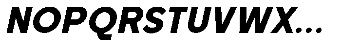 Glavia Bold Italic Font UPPERCASE