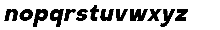 Glavia Bold Italic Font LOWERCASE