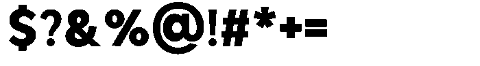 Glavia Bold Font OTHER CHARS