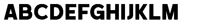 Glavia Bold Font UPPERCASE