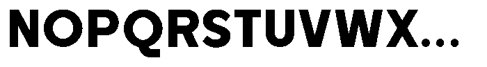 Glavia Bold Font UPPERCASE