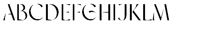 Glavoire Font UPPERCASE