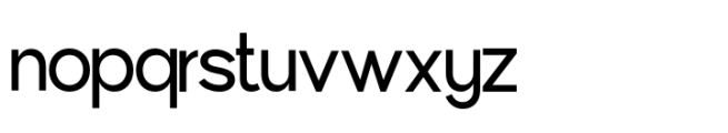 Glaxd Medium Font LOWERCASE