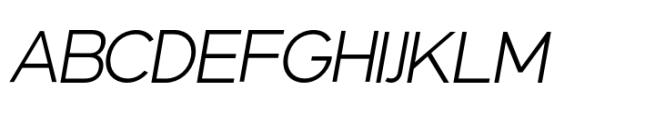 Glaxd Regular Italic Font UPPERCASE