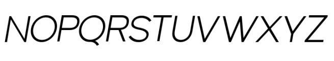 Glaxd Regular Italic Font UPPERCASE