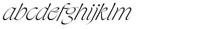 Glazier Thin Italic FONT