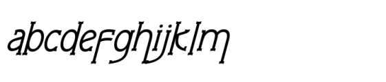 Gleams Serif Display Italic FONT