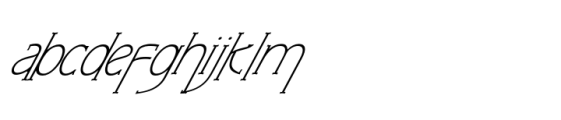 Gleams Serif Display Light Italic FONT