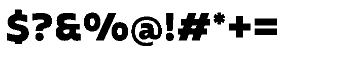 Gleh Bold Font OTHER CHARS