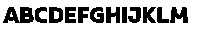 Gleh Bold Font UPPERCASE