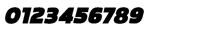 Gleh Extra Bold Slanted Font OTHER CHARS