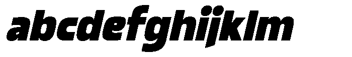 Gleh Extra Bold Slanted FONT
