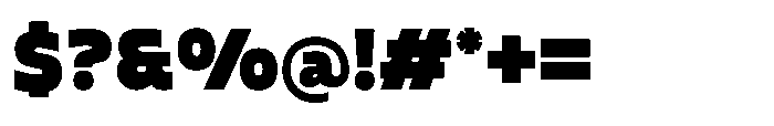 Gleh Extra Bold Font OTHER CHARS