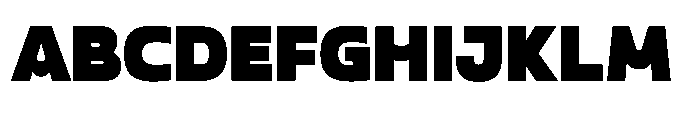 Gleh Extra Bold Font UPPERCASE