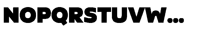 Gleh Extra Bold Font UPPERCASE