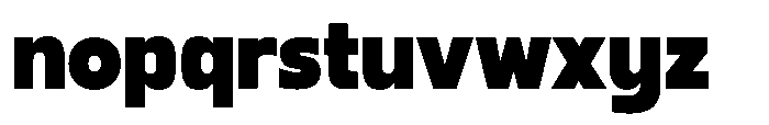 Gleh Extra Bold Font LOWERCASE