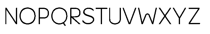 Gleh Light Font UPPERCASE