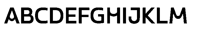 Gleh Medium Font UPPERCASE