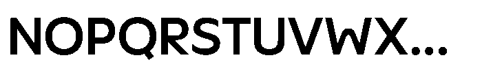 Gleh Medium Font UPPERCASE