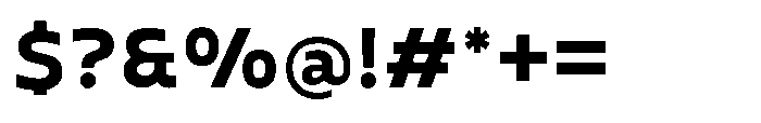 Gleh Semi Bold Font OTHER CHARS