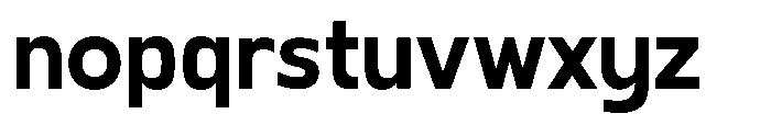 Gleh Semi Bold Font LOWERCASE