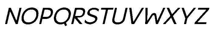 Gleh Slanted Font UPPERCASE