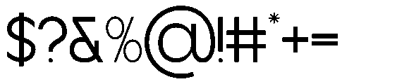 Glemora Regular Font OTHER CHARS
