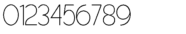 Glemora Thin Font OTHER CHARS