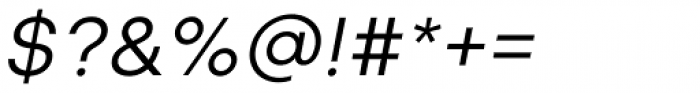Glence Regular Italic Font OTHER CHARS