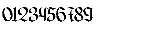 Glendork Ornate Regular Font OTHER CHARS