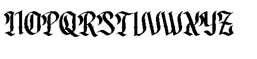 Glendork Ornate Regular Font UPPERCASE