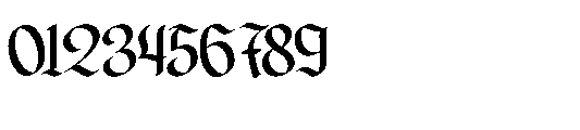 Glendork Regular Font OTHER CHARS