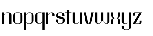 Gleriouh Regular Font LOWERCASE