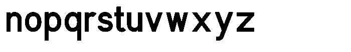 Glevia Bold Font LOWERCASE