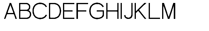 Glevia Regular Font UPPERCASE