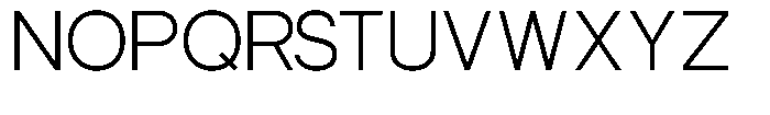Glevia Regular Font UPPERCASE