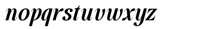 Glevora Black Italic Font LOWERCASE