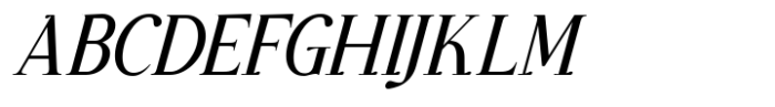 Glevora Italic Font UPPERCASE