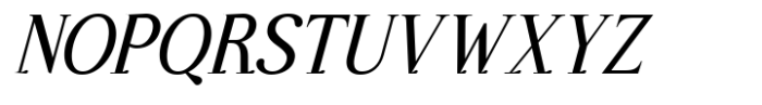 Glevora Italic Font UPPERCASE