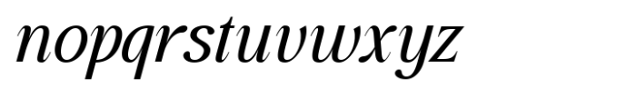Glevora Italic Font LOWERCASE